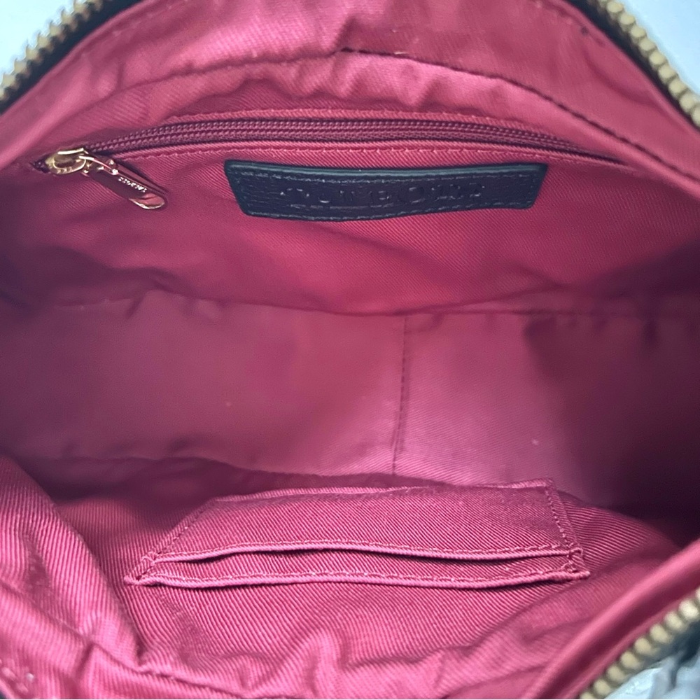 🍂NWT Talbots Leopard Calf Hair Crescent Shoulder Bag - Picture 10 of 13